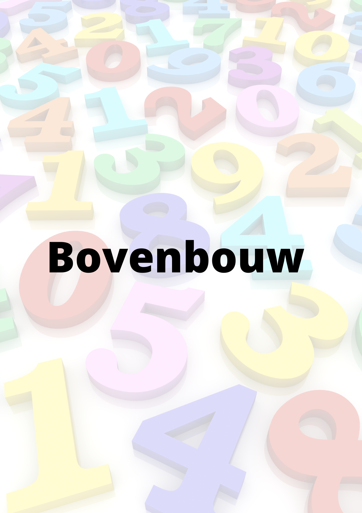 Bovenbouw sommen werkboek