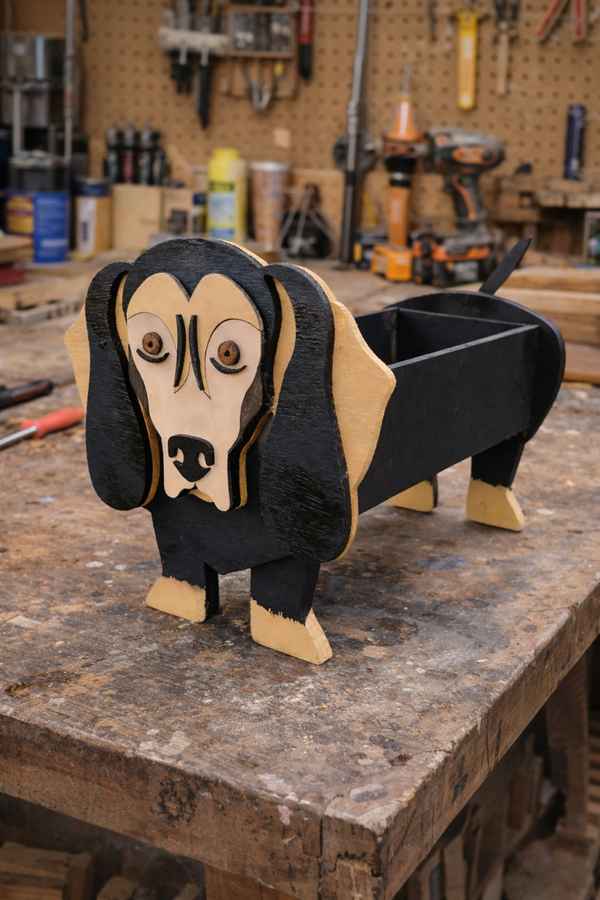 Our Dachshund Planter