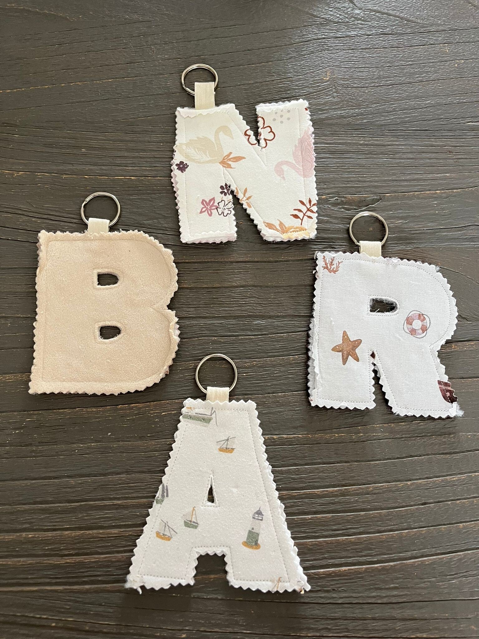 Sleutelhanger letter