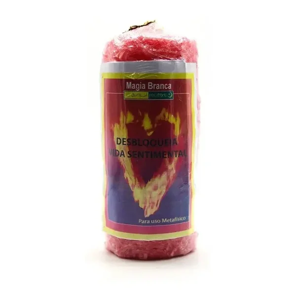 Vela Ervas Desbloqueio de Sentimentos – Kruidenkaars voor Emotionele Bevrijding 14x6cm