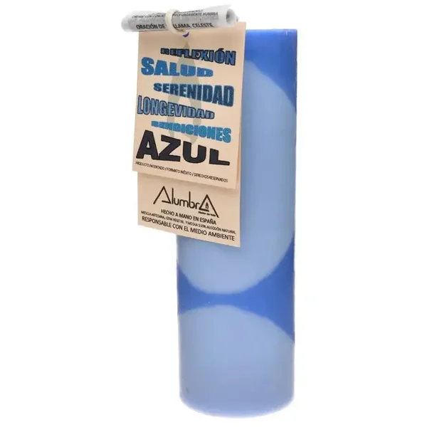 Handgemaakte Soja Kaars – Blauw & Sereniteit