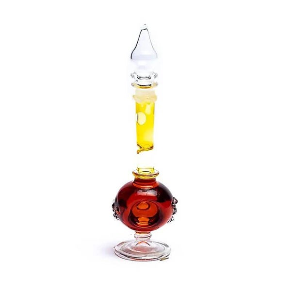 Geurolie in handgeblazen flesje patchouli