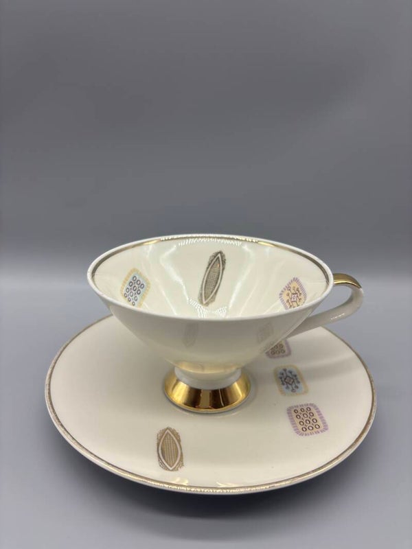 Mitterteich Art Deco Theekop Pastel