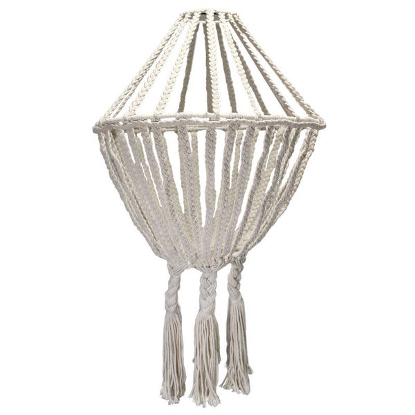 Macrame Lamp - Groot - Naturel