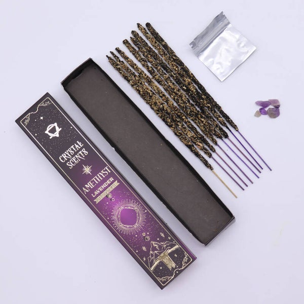 Amethist Crystal Geuren Smudge Wierook - Lavendel