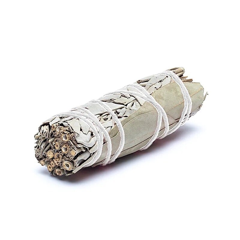 Witte salie smudge met eucalyptus S set van 2