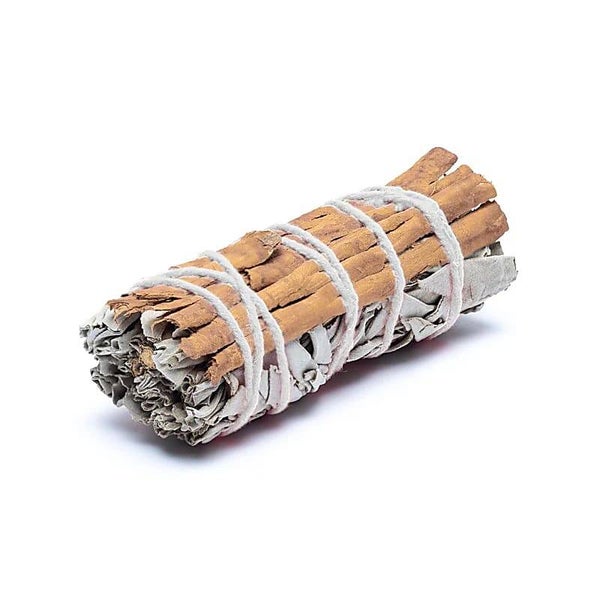 Witte salie smudge met kaneel S set van 2