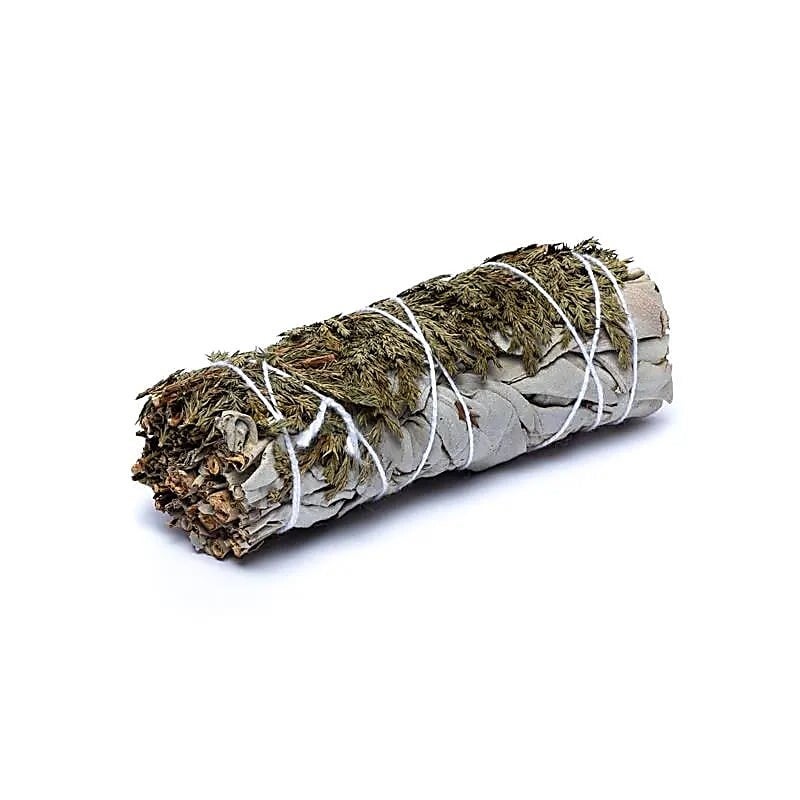 Witte salie smudge met ceder S set van 2