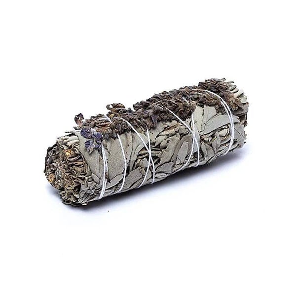 Witte salie smudge met lavendel S set van 2