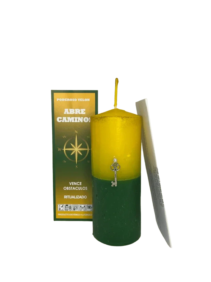 Abre Caminhos Rituele Kaars — Opent Wegen & Nieuwe Kansen