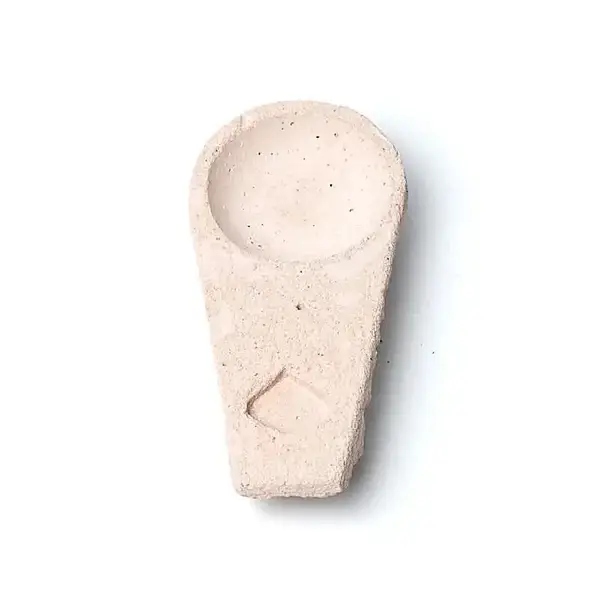 Sagrada Madre Wierookbrander Cement Pastelroze Handgreep 9 cm Kom Ø 8 cm