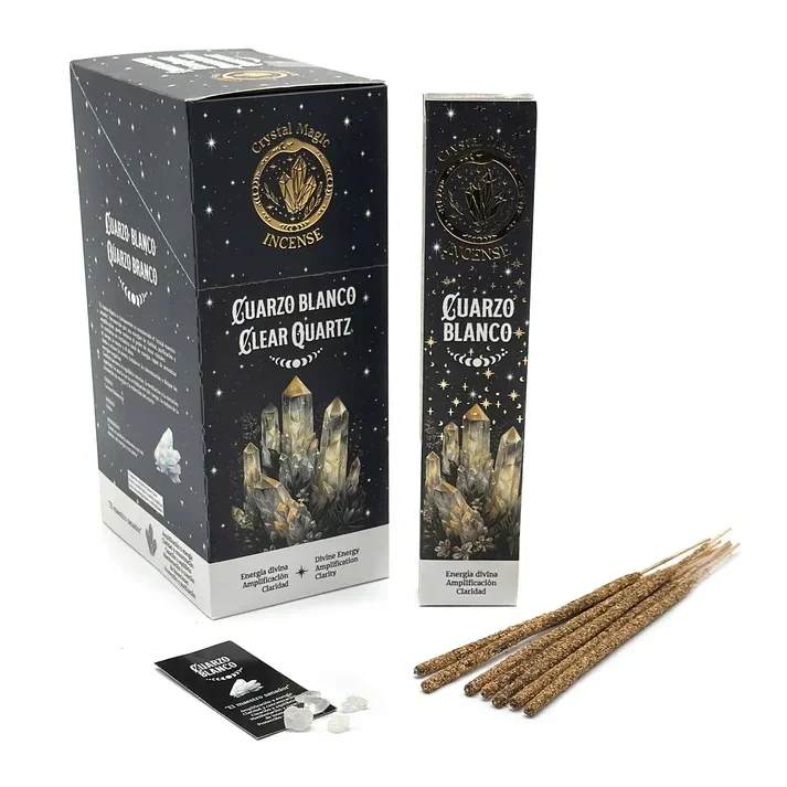 Magie Kristallen Wierook Clear Quartz 15g – Inclusief Echt Kristal