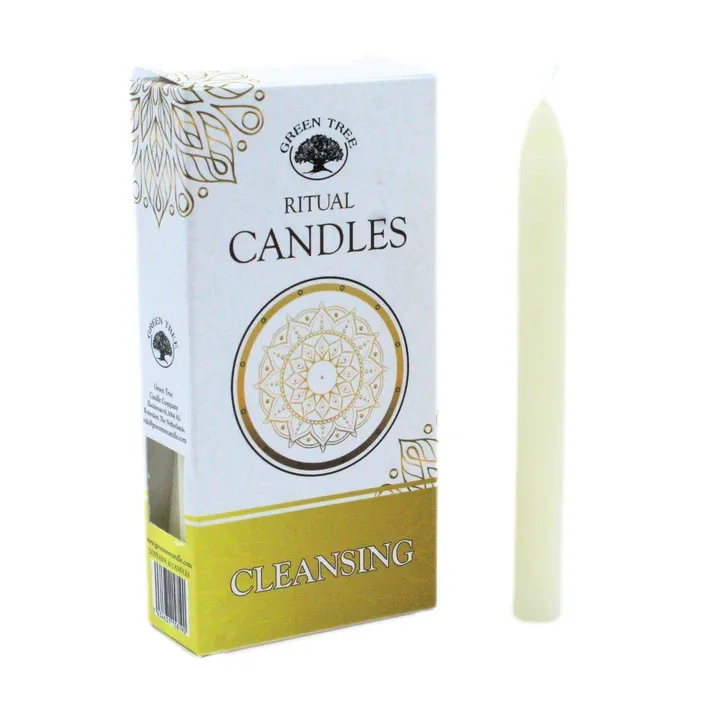 Green Tree Cleansing Ritual Kaarsen – Set van 10
