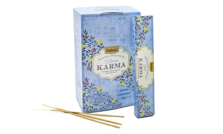 Tulasi Exclusive Good Karma Wierook – Positieve Energie & Dankbaarheid