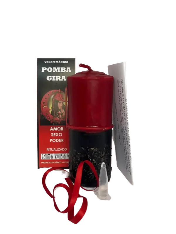 Pomba Gira Rituele Kaars — Liefde, Passie & Vrouwelijke Kracht