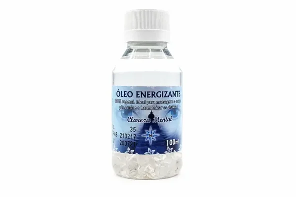 Óleo Energizante Clareza Mental 100ml – Mentale Helderheid & Chakra-Harmonisatie