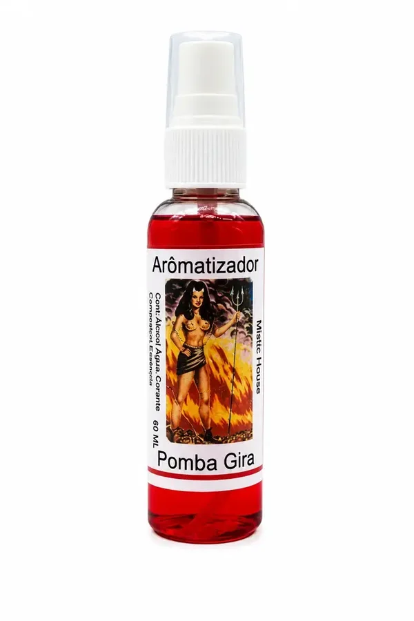 Spray Místic Pomba Gira 60ml – Mystieke Spray voor Liefde, Passie & Vrouwelijke Kracht
