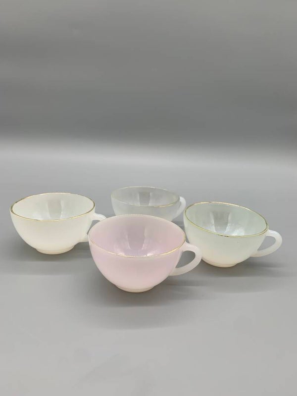 Set Arcopal Harlequin kopjes pastel 4 stuks