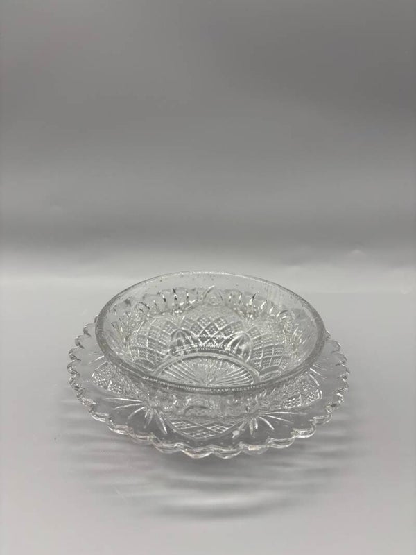 Antiek snoepschaaltje kristal 20's