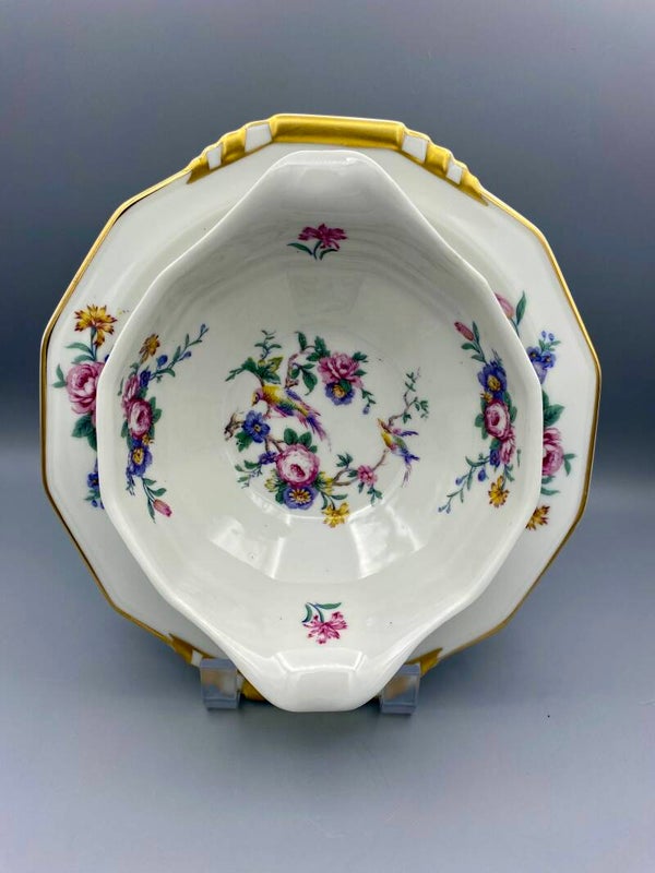 Baudour Cerabel Vogels en bloemen sauskom