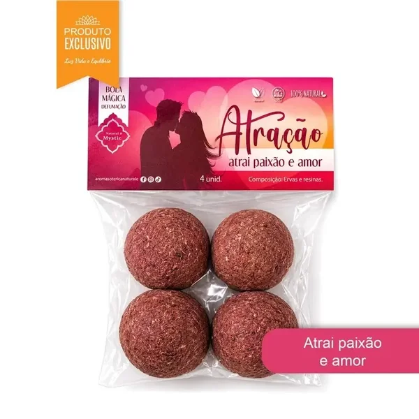 Wierook Bombitas Atração – Trekt Passie & Liefde aan | 4 stuks