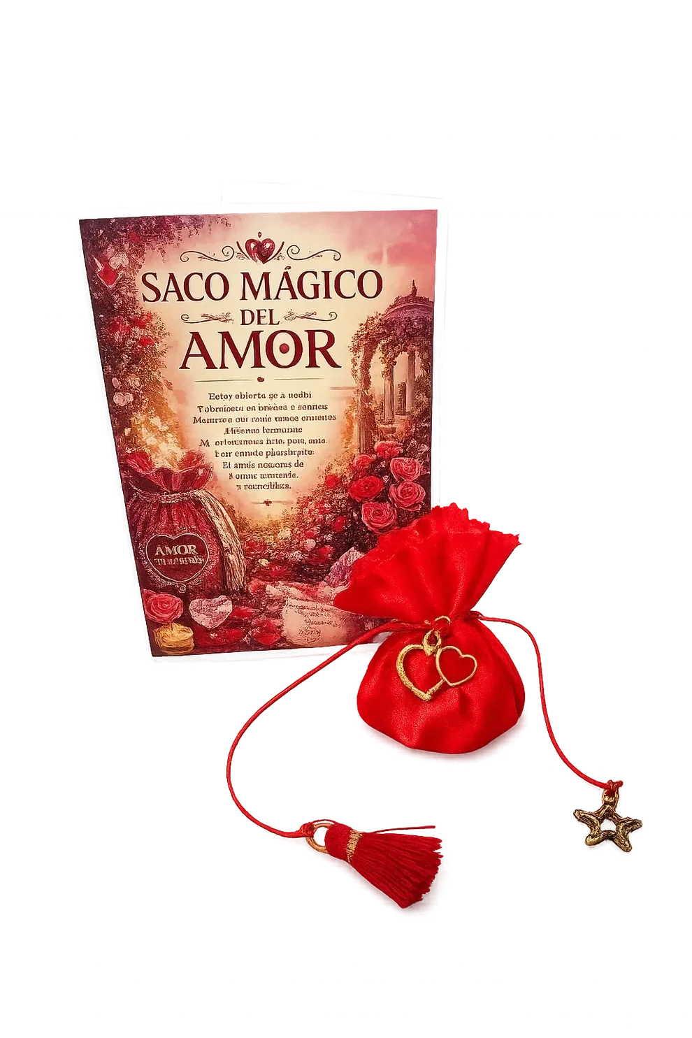 Amuleto Saco Mágico del Amor – Handgemaakte Magic Bag voor Liefde & Aantrekkingskracht