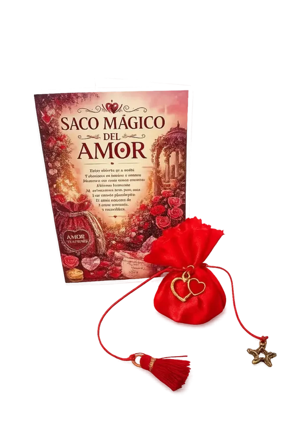 Amuleto Saco Mágico del Amor – Handgemaakte Magic Bag voor Liefde & Aantrekkingskracht