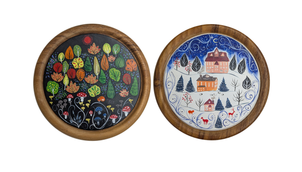 Koristemaalaus / Decorative painting 23 cm