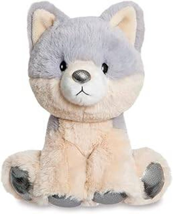 Glitzy Tots Wolf Soft Toy