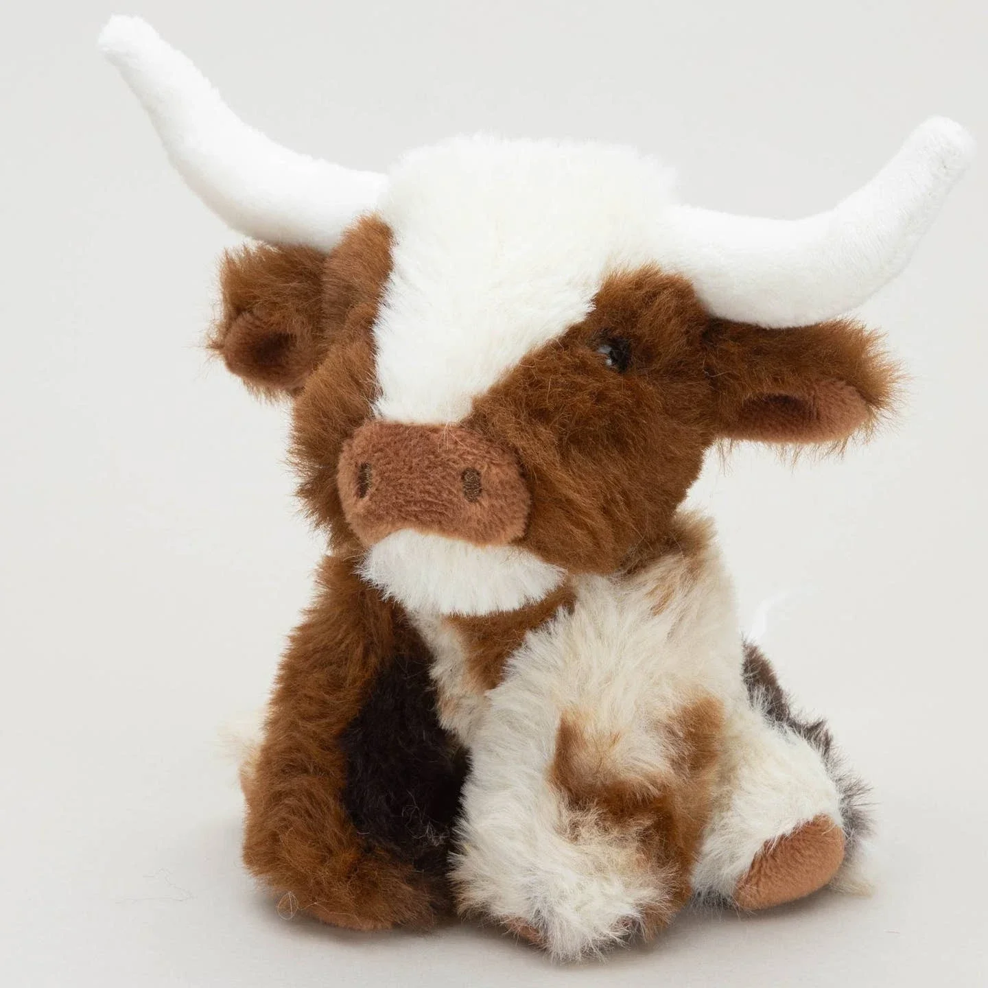 Jomanda Texas Longhorn Highland Cream Brown Mini Soft Toy 11cm