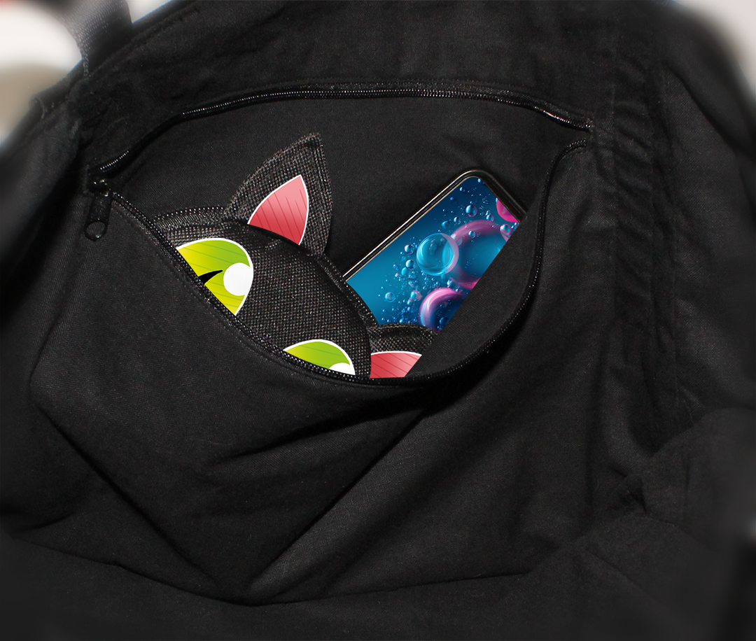 Sac Oversize chat "CHAK'GÉANT" 100%FaitMain