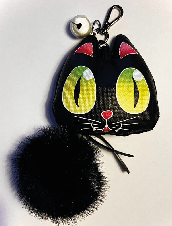 Porte-clés chat "BIJOU'D'CHAK" 100%FaitMain