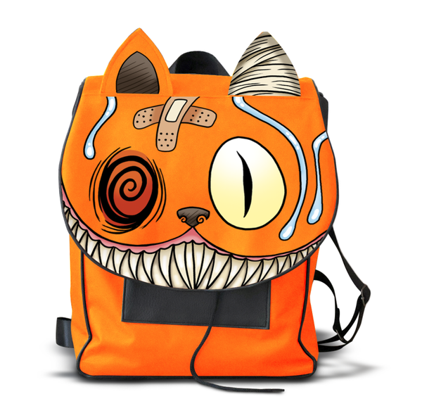 Sac à dos chat "CHAKA'DOS" 100%FaitMain