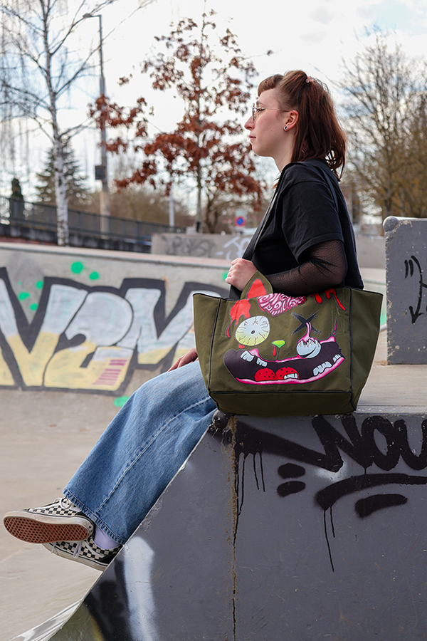 Sac Oversize chat "CHAK'GÉANT" 100%FaitMain