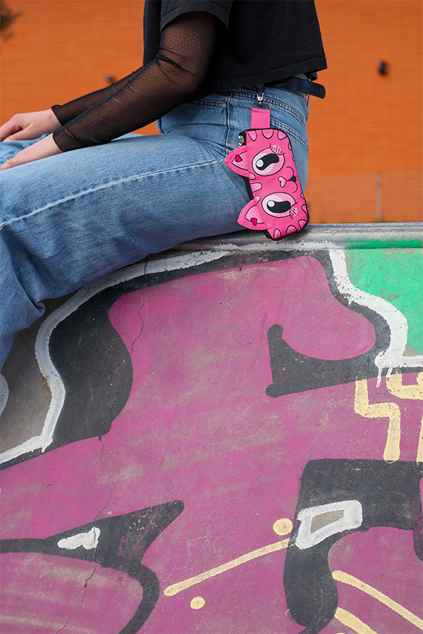 Étui à lunette chat "CHAKA'LUNETTE" 100%FaitMain