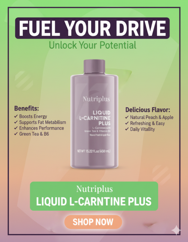 Nutriplus L-Carnitine Apple & Peach
