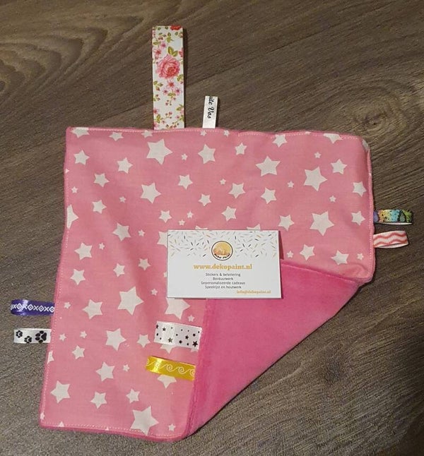 Knisperdoekje 'Ster roze'