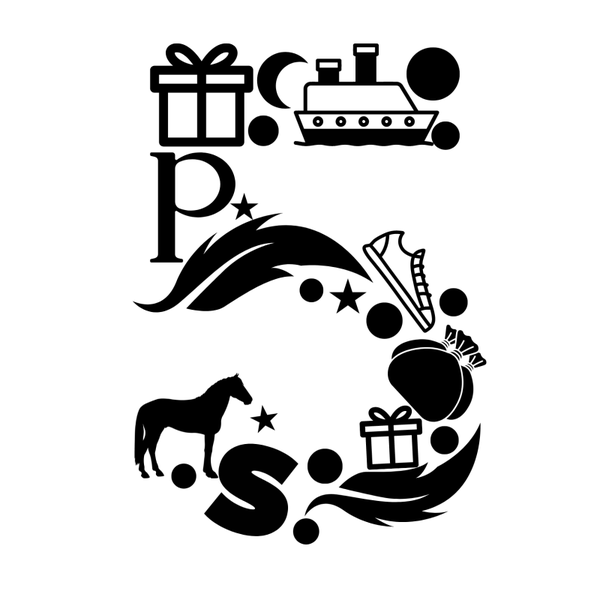 Raamsticker Sinterklaas