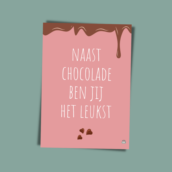 Naast chocolade... | A6 Kaart