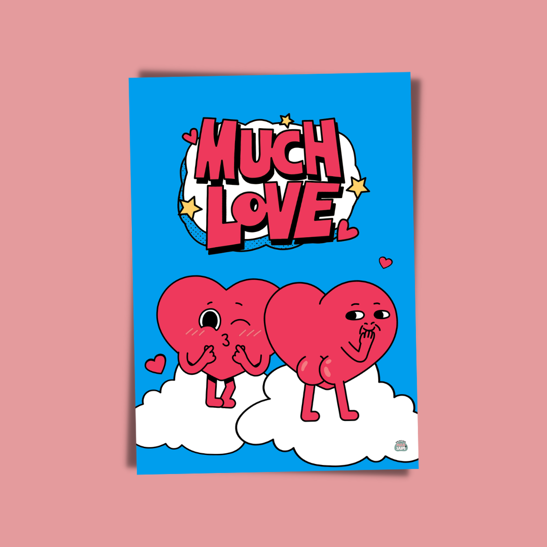 Much love! | Kaart A5