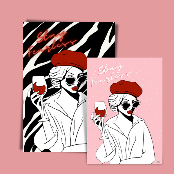 Stay Fearless | Kaart A4