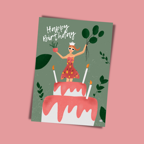 Happy Birthday Plants | Kaart A6