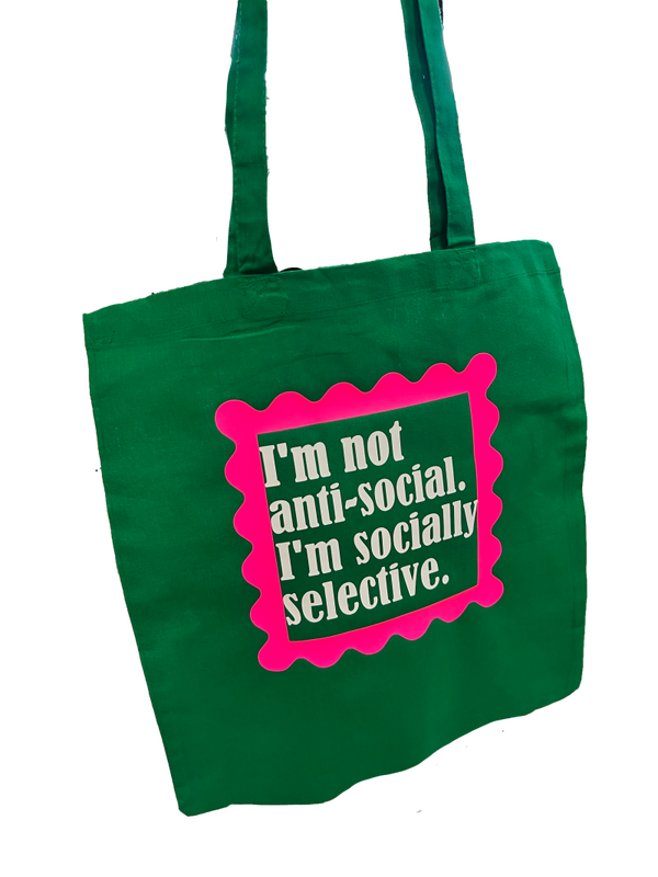 I'm not anti-social | Tasje