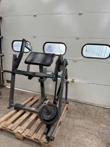 Hammer Strength Plate loaded Bicep curl/ Bizeps/ Bizep