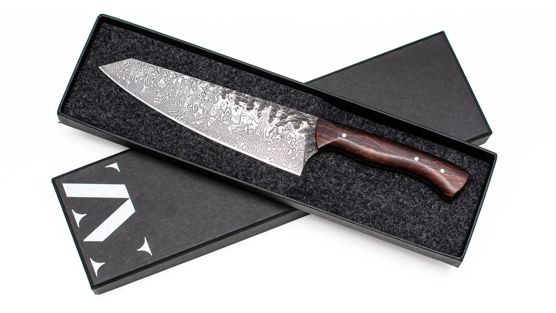 Kochmesser K3 - 18cm Klinge - Damaststahl