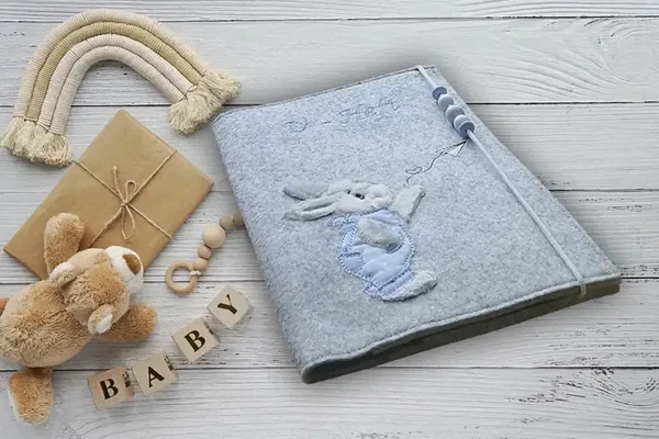 U-Heft Hülle "Häschen" mit Impfpassfach