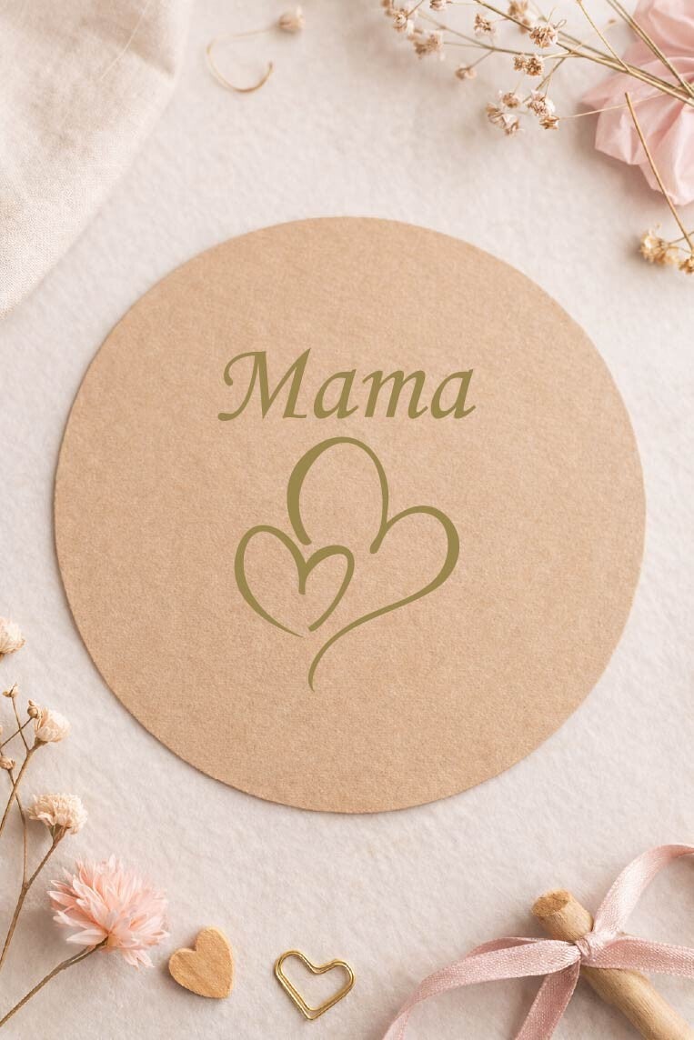 Mama sticker met Hart