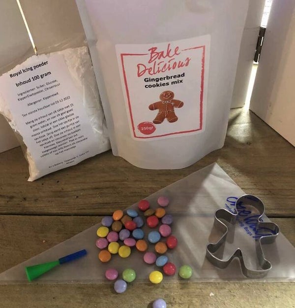 GingerBread mannetje doe het zelf pakket