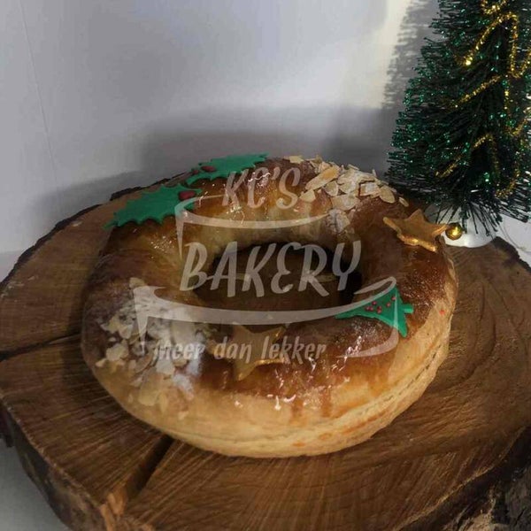 Roomboter Amandel Kerstkrans luxe