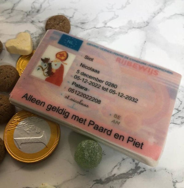 Marsepein Rijbewijs 80 gram